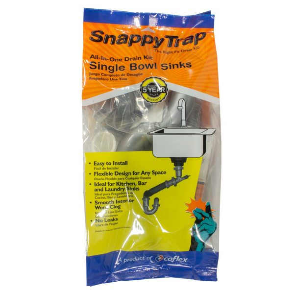 Snappy Trap Single Sink Drain Kit DK-100-AH
